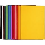 Creativ 21927 Corrugated Card, sheet 25x35 cm, 80 cm, 15 asstd colors sheets