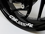 RIM Bettauf 790002 CBR 1000 RR Peel & Stick Set of 4 for Honda Motorcycle