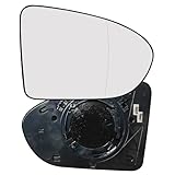 KYYET Right Side Wing Mirror Glass Heated Fits for Nissan Qashqai J10 2007 2008 2009 2010 2011 2012 2013