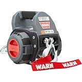 WARN 101575 Handheld Portable Drill Winch with 40 Foot Synthetic Rope: 750 lb Pulling Capacity