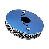 1 PC Pancake Type Chrome Air Filter Compatible with SU HS4 1 1/2" Inch Carburettor HS4/HIF4 CARBS