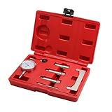 GEAREVER 7-Piece Flow Start Dial Indicator, Static Regulator Adapter Adjustment Plug Set, Fuel Pressure Tester, Injection Pumps, Timing Gauge for Turbo Diesel Engines for VW T3 T4