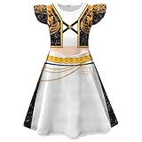 Atorcher Demon Hunter Costume Halloween Cosplay Party Carnival Dress Rumi Mira Zoey Skirt for Kids (9-10 Years, HA26202)