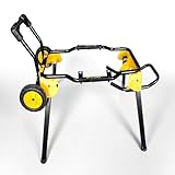 Gabasinover, Rolling Table Saw Stand Compatible with DEWALT's DWE7490X、DWE7491RS、DWE7499GD、D7480、DW745 , and Other Table Saws