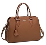 David Jones - Women's Bugatti Handbag - Top Handle Faux Leather Bag - Multiple Pockets Tote Shoulder Crossbody Bag - Ladies Elegant Shopping Bag Shopper Satchel City - Camel Brown
