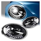 Ixaundd Headlamp Automotive Accessories Car Styling For VW For Beetle Headlights 2013-2017 For Beetle LED Headlight DRL Hid Head Lamp Bi Xenon Beam Headlights(Headlight Xenon Bulb)