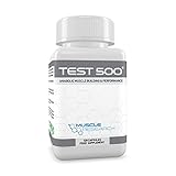 Muscle Research Test 500-120 Capsules - High Dose - Bodybuilding Supplement - Maca Root, D-Aspartic Acid, Fenugreek, Zinc & Magnesium