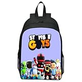 HFFJJLTU S-tumble Gu-ys 3D Printed School Bag, Kids Backpack Travel Rucksacks Book Bags Children School Bag, Gift For Kids 9-11 Year Old