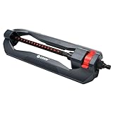 EDEN ED17169 Lawn & Garden Essential Oscillating Water Sprinkler For Yard 16 Nozzles, Covers up to 3,600 sq. ft
