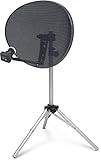 SSL Zone 2 Compatible Sky HD/Freesat/Hotbird/Polesat Satellite Dish Quad LNB Kit for Camping, Caravan or Holiday Home