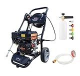 High Pressure Petrol Washer 3950psi 275bar 8HP 20m Hose Jet Wash Patio Cleaner