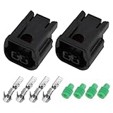 VGOL 2 Sets 2 Pin Power Plug Connector Motorcycles Female Electrical Plug Housing Compatible with Honda CRF250 300 L/Rally XL750 Transalp 2023