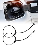 Flaconi 2PCS Car Fuel Rope,Gas Cap Tether,Fuel Cap Tether,Fuel Tank Cap Rope,Oil Fuel Cap Line Replacement,Inner Fuel Tank Cap Tether,Rubber Fuel Filler Gas Rope,Fuel Rope,Suitable for Most Models