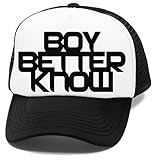 Ameretee Boy Better Know Chest Placement Baseball Cap Child Unisex Snapback