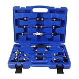 maXpeedingrods Diesel Priming Bleeding Kit Fuel Line Tool Set for Fiat Ford Land Rover Mercedes PSA Renault Vauxhall Opel Clear Pipe Diesel Priming System, Car Fuel Hand Priming Primer Bleeding Kit