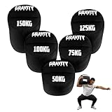Gravity Fitness Heavy Duty Sand Bags Weight Training for Strongman, Functional Fitness, CrossFit and Fitness Competitions - Sandbags for Home & Gym Workout Available in 50kg 75kg 100kg 125kg 150kg