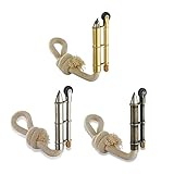 BAILEYU Vintage Lighter Metal Trench Rope Velvet Fire Starter Portable Outdoor Survival Camping, No Need for Kerosene/Gas (3 Pack)