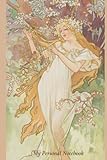 Four Seasons Mucha Notebook: My Personal Notebook. College Lined Paper. Art Notebook Blank ( Mucha - Summer ). Size 6 x 9 ( A5 ) 120 Page Journal