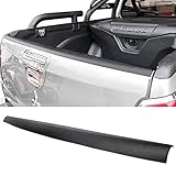 JHCHAN Tailgate Protector for Mitsubishi L200 Barbarian Warrior 2016-2025 MK8 MK9 Series 5&6 Tailgate Scratches Rear Tail Gate Cover Guard Load Bed Rail Cap Accessory Texture Black
