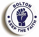 Ozorath Bolton Keep The Faith Northern Soul Button Badge (1inch / 25mm diameter)