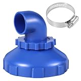 Pool Jet Nozzle, 360 Degrees Swivel Rotation Inlet Nozzle Return Jet Fitting Swimming Pool Replacement Part with Hose Clamp for Intex Spout Accessories