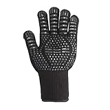 MASUNN 932 ° F Silicone B?ng Ch?ng Ch?u Nhi?t C?c Cao Lò Nu?ng Gang Tay Gang Tay Nu?ng Bbq - Black