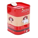 Cartoon Money Boxes Piggy Bank Square Money Boxes Tinplate Box Money Saving Pot Coin Box Storage Tank Gift