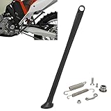 JFG RACING Dirt Bike Kickstand Side Stand Forging Aluminum With Springs For XC XCW XCF EXC EXCF 150 200 250 300 350 400 450 500 505 530 2008-2015 Black