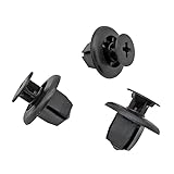 DZMZL 9mm Square Hole Fender Wheel Arch Liner Retainer Qty 10 Mudguard Clips For Toyota Camry Prius ES300 For Mitsubishi Lancer