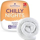 Slumberdown Chilly Nights 15 Tog Double Duvet - Extra Warm, Thick & Cosy Winter Quilt for Cold Nights | UK-Made, Soft Touch Cover, Non-Allergenic & Washable (200 x 200cm)