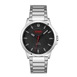 HUGO Analogue Quartz Watch for Men #First Collection with Silver Stainless Steel Bracelet - 1530246