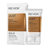 REVOX B77 - Just Daily Sun Shield, 30 ml, Facial Sunscreen SPF 50+ with Hyaluronic Acid, Daily Use, Hydrates and Promotes Skin Regeneration, Reduces Irritation, Improves Elasticity