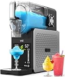 WIE Slush Machine, 2.6L Slushie Maker Machine with Self-Cleaning, No Ice Needed, 6 Preset Modes, LED Touch Screen&Child Lock, Slushie Machine for Margarita, Cocktails, Milkshake, Frappé