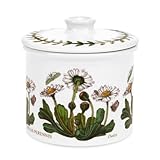 Portmeirion BG02312 Botanic Garden-Covered Sugar Bowl (Drum Shape), Ceramic, 7 Ounces, Multi Color
