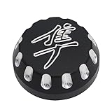 GIDIBII Center Cover Cap,Motorcycle Accessories Made of Aluminum Alloy Compatible with Suzuki Hayabusa GSX1300R 2008-2020 (Black)