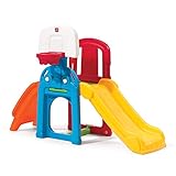 Step2 Game Time Sports Climber Playground for children | Slide and Basketball set for toddlers made of plastic | Toys for the garden / outdoors