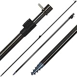 DNA Leisure 2x 38 Inch Carp Fishing Bivvy Storm Pole Telescopic Aluminium Extendable With T-Bar NGT