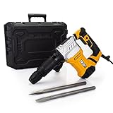 JCB 1300w 15J SDS Max Demolition Hammer and Chisel with Anti-Vibration Handle & 3m Power Cable