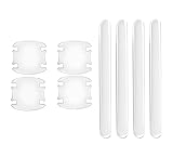 Protective Sticker for Car Door Handles for Mitsubishi Space Star | Typ A00 | Bj. 2014-2019, Transparent Paint Protection Film for Cars, Self-adhesive Car Door Handles Scratch Protection, 8 Pieces
