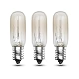 15W E14 Mini Wax Warmer Light Bulb, 230V Scentsy Plug in Wax Burner Bulbs Dimmable, 2700K Warm White Small Edison Screw SES Pygmy Salt Lamp Bulb, Scentsy Bulbs for Plug in Warmers, 3-Pack