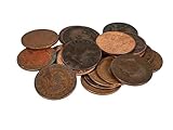 One 25-Pack of Assorted Bulk Old English Large Pennies for Craft Purposes