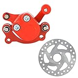 Brake Disc 120mm Car Vehicle Brake Disc Rotor Automobile Brake Caliper for Electric Go Kart Scooter Moto + 12 inch subwoofer plastic grill