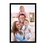 Giftgarden Black 12x8 Photo Frame, Sleek Thin Design 8x12 Picture Frame Versatile Tabletop or Wall Displays