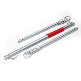 Ballshop 2 Ton Towing Bar 1.8m Heavy Duty Buffer Tow Pole Pulls Steel Emergency Breakdown Sturdy Tow Bar for Car Truck
