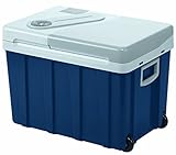 MOBICOOL W40 - 39 l Electric Cooler, Blue, Portable Car Cooler 12/24 V and 230 V, Mini Fridge, Cool Box for Car, Truck, Boat, Motorhome and Power Socket