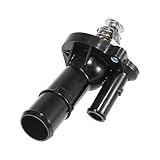 X AUTOHAUX Engine Coolant Thermostat Housing Assembly for Mazda 3 6 MX-5 CX-7 for Lincoln MKZ for Ford Fusion Escape Focus 34046 LF7015170