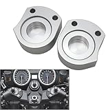 for Kawasaki ZX14R/ZZR1400 2006-2018 Silver CNC Handlebar Riser Spacer Kit