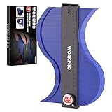 WORKPRO 10" Contour Gauge Duplicator, Marking Gauge with Lock, Metric and Imperial Profile Gauge Tool of Irregular Shapes for Laminate Wood Tiling and Flooring