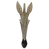 Design Toscano QS91790 Zebra Animal Mask of the Savannah Wall Decor Sculpture, Polyresin, Full Colour, 42 cm