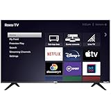 RCA Roku 43 Inch 4K Smart TV, 43" Ultra HD TV with AppleTV+ BBC Netflix Freeview Play, HDR Dolby Audio DVB-T2/T 3 x HDMI 2 x USB 2.0 Port UHD Television, Ideal Large Screen for Living Room